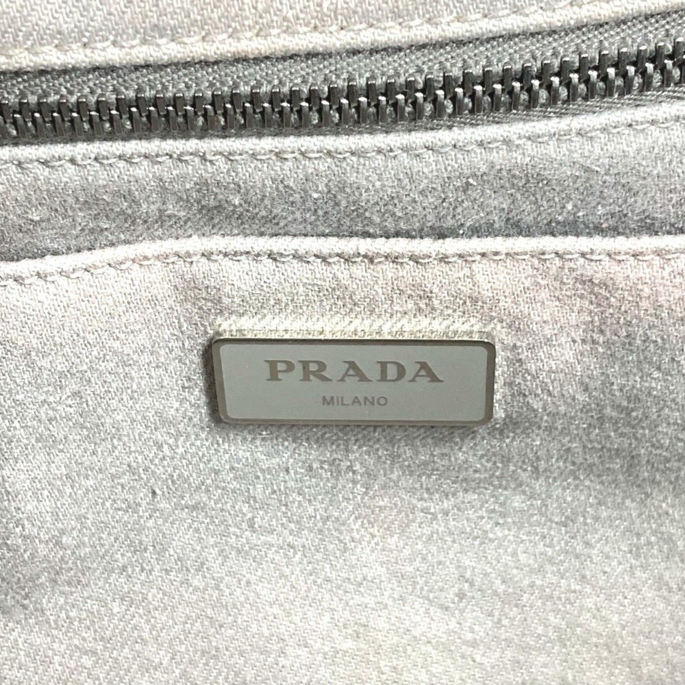 PRADA Canapa Logo 2-Way Bag, Shoulder Crossbody Tote Handbag, Canvas, Women's... - Picture 11 of 16